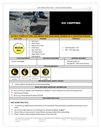 Ice Chipping